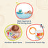 B. toys Bath Book & Boat Squirter, Pull-String Boat with Colors & Numbers, Travel Clip for 10 Months Tub Time