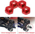 4PCS Aluminum Alloy 12mm Turn 17mm Metal Wheel Rim Hex Adapter for Traxxas Axial RC4WD HPI Himoto