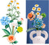 OSDUE Sets, 680 Mini Bricks Flower Bouquet Building Artificial Flowers, DIY Unique Decoration Home, Pieces Botanical