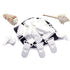 25Pcs Pacifier Clips Holders Suspender Mitten Binky Clip for DIY Teething Toys Baby Blankets Bib Holder Suit for 20mm Ribbon (White)