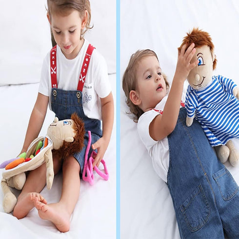vocheer Human Body Anatomy Toy, Montessori Preschool Educational Organ Plush Toys for Kids, Science Learning Kits