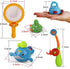 Dwi Dowellin Bath Toys Fishing Games, Swimming Whales Bath Time Bathtub Toy for Toddlers Baby Kids Infant Fish Set Age