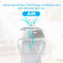 LSAUVWN 4Pcs 6m+, Sippy Spouts Nipples Compatible with Natural Start Anti-Colic Bottles & C to Bottles, Soft Silicone