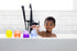 Set 4 Ubbi Translucent Interchangeable Bath Toys for Baby and Toddler, Colorful Mix and Match Baby Bathtub Toys