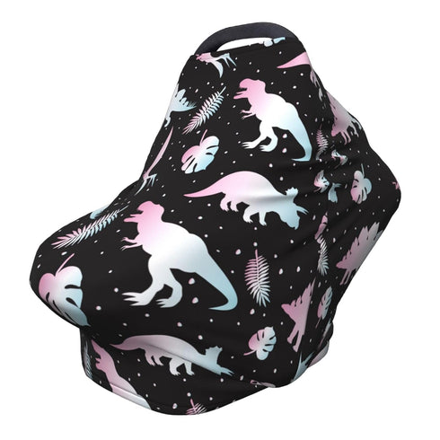 Schgap Dinosaurs Car Seat Covers for Baby, Nursing Cover Breastfeeding Baby Carrier Covers