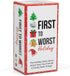 FIRST TO WORST Holiday Edition Party Game - A Festive Card Game