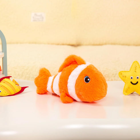 Glow Guards 12" Glowing Goldfish Plush Light Up Stuffed Animal, Soft Plush Pillow Birthday Gift for Kids (Orange)
