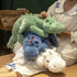 Dragon Stuffed Animal, 35.4 Inches Medium Plush Toy for Kids, Very Cute Plushie Dragon in Pink, White, Green, and Blue