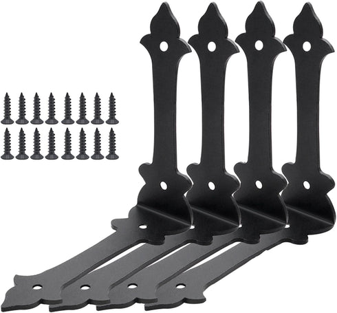 Corner Protector, 4 Inches Furniture Corner Guards, Metal Bracket Embellishments for Home Edge Corner Hardware