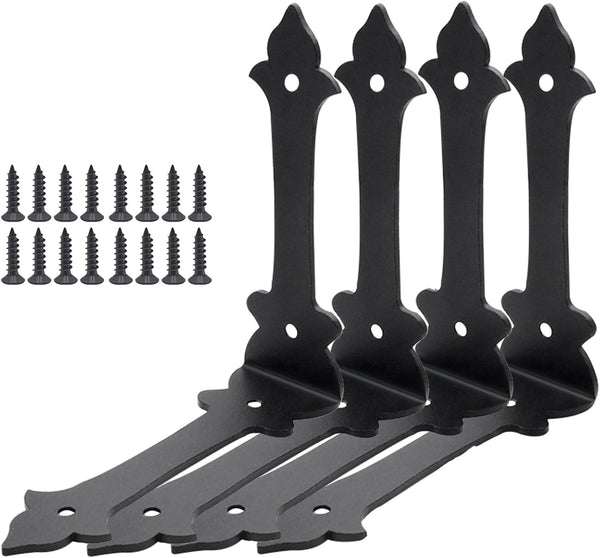 Corner Protector, 4 Inches Furniture Corner Guards, Metal Bracket Embellishments for Home Edge Corner Hardware