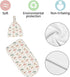 Broiteid Set,Baby Mushroom Cartoon Baby Stuff Newborn Swaddle Blanket with Beanie Hat and Headband Swaddle Blanket