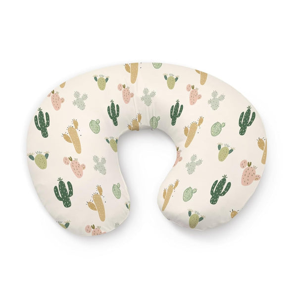 KuphiL10C Western Cactus Pattern Nursing Pillow Cover, Unisex Removable Breastfeeding Pillowcase Slipcover for