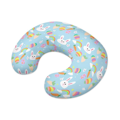 Hechitok Rabbits Nursing Pillow Cover Slipcover, Breastfeeding Newborn Infant Feeding Cushion Cover Pillow Slipcovers