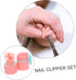 Yardwe Nail Care Professional Grooming Kit Clippers Scissors File and Tweezers for Newborns Includes Electric Nail File