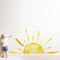 Duocheer ('''') Half Sun Wall Decal Extra Large Boho Sun Wall Decals Peel