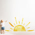 Duocheer ('''') Half Sun Wall Decal Extra Large Boho Sun Wall Decals Peel