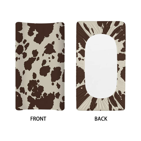 Cows Print Stretchy Changing Pad Covers, Ultra Soft Breathable Diaper Changing Table Cover for Baby Boys Girls