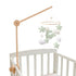 Moyii Wooden Baby Mobile Arm for Crib Adjustable Beech Wood Mobile Holder, Foldable