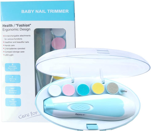 Electric Baby Nail Trimmer for Newborn Infant Toddler or Adults Toes Fingernails