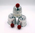 Magic Cups and Balls - Professional Performance Grade Polished Aluminum Cups and Knitted Balls Included