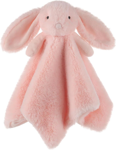 Apricot Lamb Stuffed Animals, Blush Bunny Rabbit Security Blanket, Luxury Snuggler Plush Baby Lovey for Infant Nursery