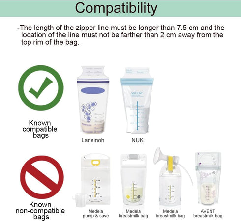 Maymom Breastmilk Storage Bag Adapters, Compatible with Spectra S1, S2 Pumps, Clear BPA Free Material