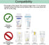 Maymom Breastmilk Storage Bag Adapters, Compatible with Spectra S1, S2 Pumps, Clear BPA Free Material