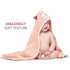 MINIBOO Hooded Baby Towels for Newborn & Toddler - Super Soft Baby Bath Towels with Hood, Highly Absorbent Viscose Made
