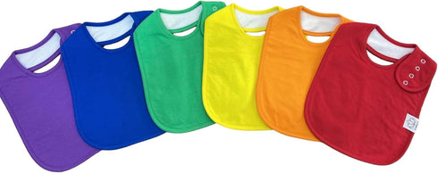 Isabeli Organic Cotton Toddler Drool Bibs for Boys and Girls