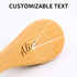 Set Personalized Wooden Hair Brush with Soft Goat Bristles - Perfect for Newborns and Toddlers, Cradle Cap Brush