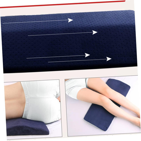 Memory Foam Lumbar Support Pillow for Pregnant Women - Ideal for Home and Office