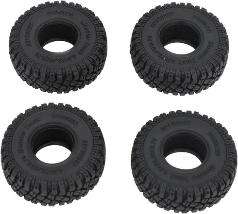 1.0 Tires-2.28in*0.94in RC Crawling Tires, All Terrain Large Tyre for 1/18 TRX4M 1/24 SCX24 AX24 FCX24 RC Crawler