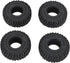 1.0 Tires-2.28in*0.94in RC Crawling Tires, All Terrain Large Tyre for 1/18 TRX4M 1/24 SCX24 AX24 FCX24 RC Crawler