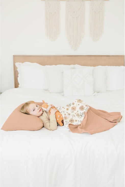 Konssy Muslin Baby Blankets, 100% Cotton Crib Blanket for Baby Infant Toddler, Super Soft and Lightweight, 40"x36"