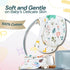 BLESSIQUE INTERNATIONAL 5 100% Blessique Baby Burp Cloths Pieces Cotton Muslin Soft Absorbent Burping Cloth for Baby