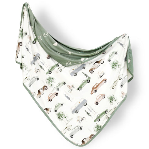 GRSSDER Baby Blankets Super Soft Jersey Knit Swaddle Blanket for Baby Girls