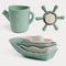 Haakaa Nautical Silicone Baby Bath Toys Set, Food Grade Silicone Bathtub Toys