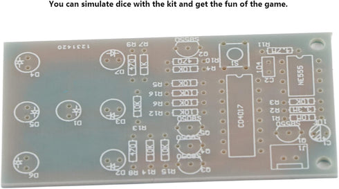 Fafeicy 4.5~5V Electronic Dice Kit, DIY LED Dice Kit for Fun Electronic Production Set