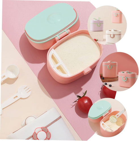 Portable Milk Powder Organizer for Travel - Happy Organic Formula Container