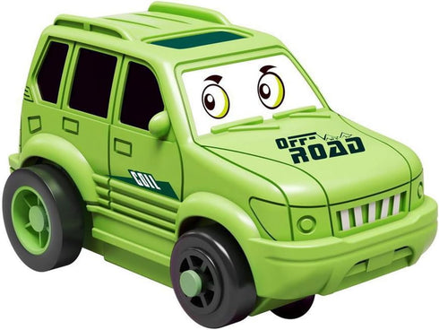 Ubegger Sets 4-8 4-6 Race Car - Individual Vehicle for Puzzle Track & Race Tracks for Kids Ages | Boys Toys Age (Jeep)