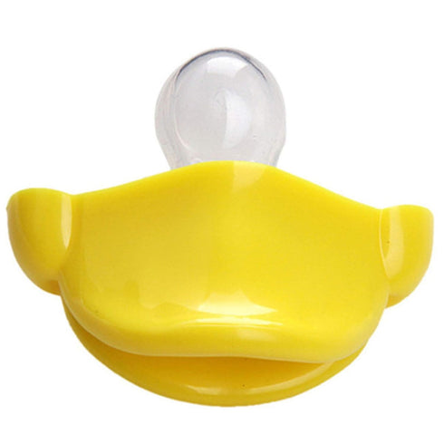 LAIMALA Novelty Cute Duck Baby Pacifier - Fun Toddler Soother Gift