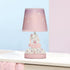 Bulb Bedtime Originals Tiny Dancer Bunny & Stars Pink Nursery Lamp with Shade