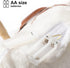 HollyHOME Stick Horse Plush Handcrafted Hobby Horse with Wood Wheels, Neighing and Galloping Sounds, White, 36 Inches