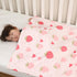 30x40 Inch Baby Blankets for Girls with Strawberry Pink, Super Soft Plush Lightweight Nursery Bed Blanket for Newborn