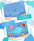 ZMLM Colorful Foil Fun Kids Toys - Ocean World & Animals Toy Set - Arts & Crafts Supplies for 4+ Boys and Girls Gifts
