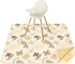 Splat Mat for Under High Chair 42 x 42 Inch Waterproof Baby
