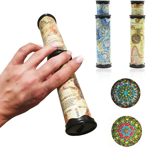 Anyumocz 2 Pcs Magic Kaleidoscope, Classic Stretchable Toy for Boys and Girls Gifts