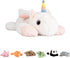 NiuniuDaddy 20" Unicorn Weighted Stuffed Animal Plush Toy, Large Pillowfort Body Pillow for Kids and Adults