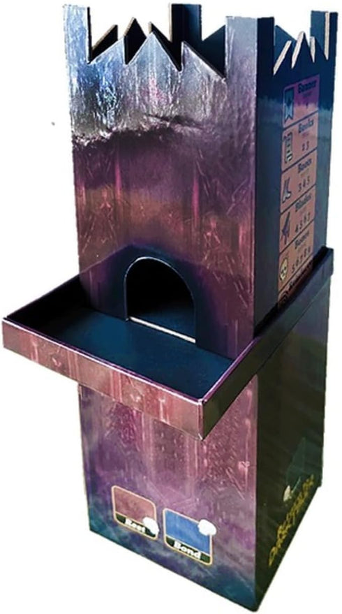 9th Level Games Return to Dark Tower: Unique RPG Player Tower Accessory Set, Includes 14" Tower, Dice, Cards & More.