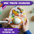 Set 6 2 3D 3 The Eggmazing Egg Decorator Dragon Egg Kit Arts and Crafts - Includes Egg Decorating Spinner, Markers